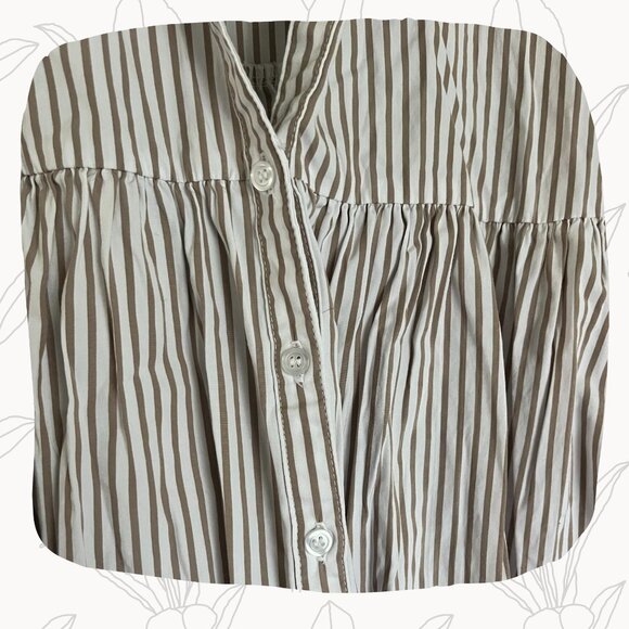 Nordstrom Striped Button-Down Midi Dress – Size 2X - Picture 6 of 8